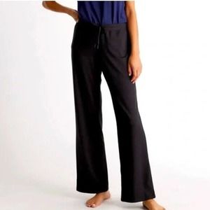 Flowknit Ultra-Soft Performance Wide Leg Pant NWT Large Black